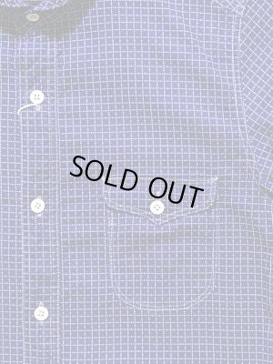 画像4: 【 ORGUEIL（オルゲイユ） 】　七分袖インディゴウォバッシュショールカラーシャツ　[ SHAWL COLLAR SHIRTS ]