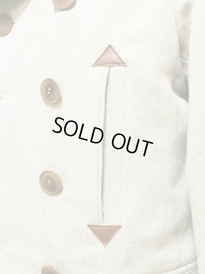 画像5: 【 SUGAR CANE×Mister Freedom（シュガーケン×ミスターフリーダム） 】 リネンコットンピーコート [ MFSC LINEN/COTTON 80/20 HBT WATER FRONT ] [ RE-ISSUE ]