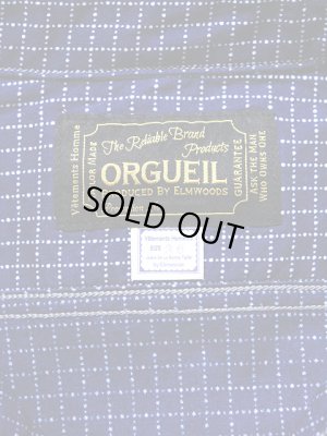 画像8: 【 ORGUEIL（オルゲイユ） 】　七分袖インディゴウォバッシュショールカラーシャツ　[ SHAWL COLLAR SHIRTS ]