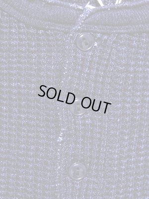 画像6: 【 UES（ウエス） 】 インディゴビッグワッフルヘンリーネックTシャツ [ Indigo Heavy Thermal ]