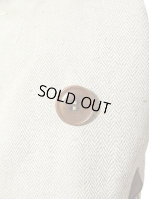 画像8: 【 SUGAR CANE×Mister Freedom（シュガーケン×ミスターフリーダム） 】 リネンコットンピーコート [ MFSC LINEN/COTTON 80/20 HBT WATER FRONT ] [ RE-ISSUE ]