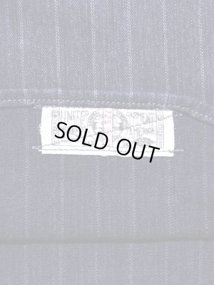 画像11: 【 Pherrow's（フェローズ） 】 杢ストライプラウンドヨークワークシャツ [ NAVY ]