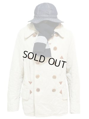 画像12: 【 SUGAR CANE×Mister Freedom（シュガーケン×ミスターフリーダム） 】 リネンコットンピーコート [ MFSC LINEN/COTTON 80/20 HBT WATER FRONT ] [ RE-ISSUE ]