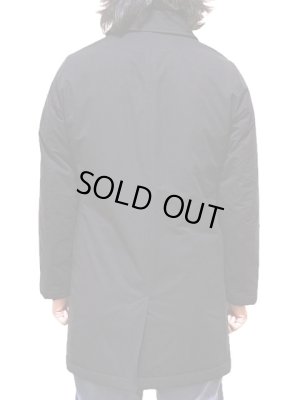 画像2: 【 Pherrow's（フェローズ） 】 ステンカラーコート 裏キルティング  [ Soutien Collar Coat ] [ BLACK ]