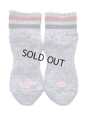 画像2: 【 メール便可 】 【 UES（ウエス） 】　ライン入りリネンスニーカーソックス