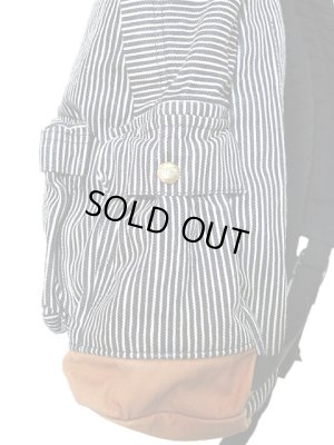 画像4: 【 UES（ウエス） 】 【 14.9oz. 】 オリジナルインディゴヒッコリーデイバッグ