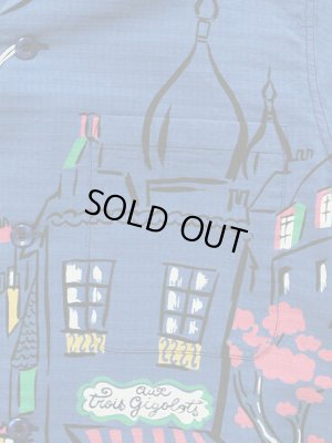 画像5: 【 STAR OF HOLLYWOOD（スターオブハリウッド） 】 半袖ドビーコットンオープンカラーシャツ S/S DOBBY COTTON OPEN SHIRTS [ PARIS ]