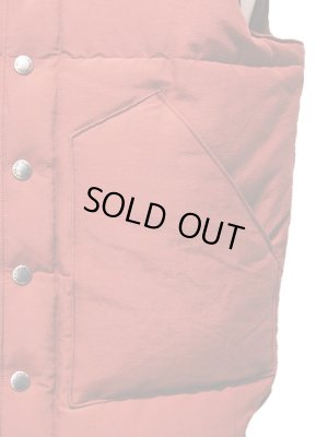 画像4: 【 SUGAR CANE（シュガーケン） 】 コットンナイロンレザーヨークダウンベスト [ COTTON/NYLON LEATHER YOKE DOWN VEST ] 