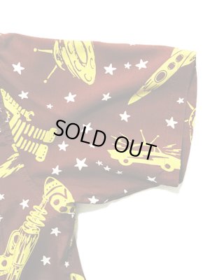 画像6: 【 STAR OF HOLLYWOOD×VINCE RAY（スターオブハリウッド×ヴィンスレイ） 】 半袖レーヨンオープンカラーシャツ S/S HIGH DENSITY RAYON OPEN SHIRTS [ SPACE ROCKETS ]