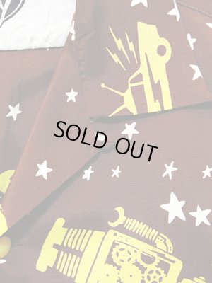 画像4: 【 STAR OF HOLLYWOOD×VINCE RAY（スターオブハリウッド×ヴィンスレイ） 】 半袖レーヨンオープンカラーシャツ S/S HIGH DENSITY RAYON OPEN SHIRTS [ SPACE ROCKETS ]