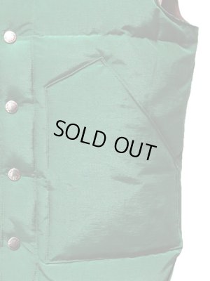 画像4: 【 SUGAR CANE（シュガーケン） 】 コットンナイロンレザーヨークダウンベスト [ COTTON/NYLON LEATHER YOKE DOWN VEST ] 