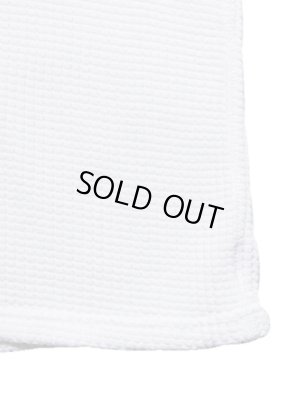 画像7: 【 UES（ウエス） 】　ビッグワッフルヘンリーネックTシャツ　 [  Heavy Thermal ]　[ WHITE ]