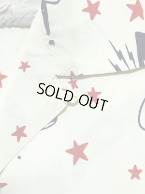 画像4: 【 STAR OF HOLLYWOOD×VINCE RAY（スターオブハリウッド×ヴィンスレイ） 】 半袖レーヨンオープンカラーシャツ S/S HIGH DENSITY RAYON OPEN SHIRTS [ SPACE ROCKETS ]