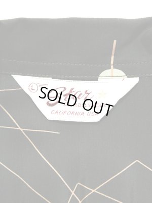 画像8: 【 STAR OF HOLLYWOOD（スターオブハリウッド） 】 半袖レーヨンオープンカラーシャツ S/S HIGH DENSITY RAYON OPEN SHIRTS [ ATOMIC SPIDER WEB ]