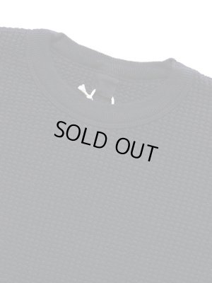 画像3: 【 UES（ウエス） 】　ビッグワッフルクルーネックTシャツ　 [  Heavy Thermal ]　[ BLACK ]