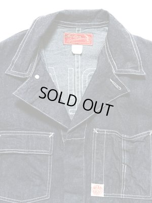 画像3: 【Indian Motorcycle x HEAD LIGHT (インディアンモーターサイクル x ヘッドライト) 】 【11oz. 】 BLUE DENIM ALL IN ONE デニムオールインワン [ カスタムモデル ]