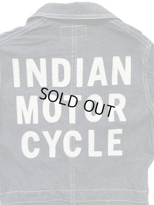 画像8: 【Indian Motorcycle x HEAD LIGHT (インディアンモーターサイクル x ヘッドライト) 】 【11oz. 】 BLUE DENIM ALL IN ONE デニムオールインワン [ カスタムモデル ]