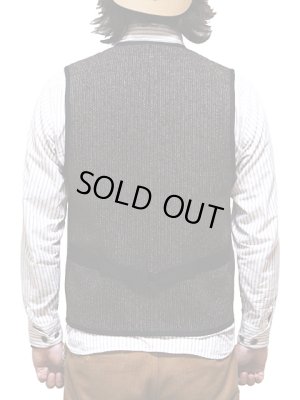 画像2: 【 SUGAR CANE（シュガーケン） 】 BEACH CLOTH VEST [ BLACK ]