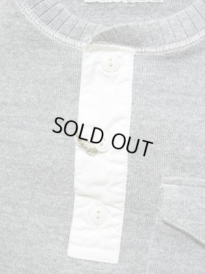 画像2: 【 SUGAR CANE（シュガーケン） 】 長袖ヘビーコットンヘンリーネックＴシャツ [ L/S HEAVY COTTON HENLEY NECK T-SHIRT ] [ FICTION ROMANCE ]