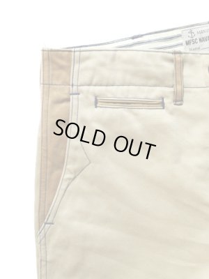 画像3: 【 SUGAR CANE×Mister Freedom（シュガーケン×ミスターフリーダム） 】 【 8.2oz. 】 コットンツイルチノパンツ [ MFSC COTTON TWILL NAVAL CHINOS ] [ RE-ISSUE ]