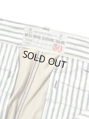 画像11: 【 SUGAR CANE×Mister Freedom（シュガーケン×ミスターフリーダム） 】 【 8.2oz. 】 コットンツイルチノパンツ [ MFSC COTTON TWILL NAVAL CHINOS ] [ RE-ISSUE ]
