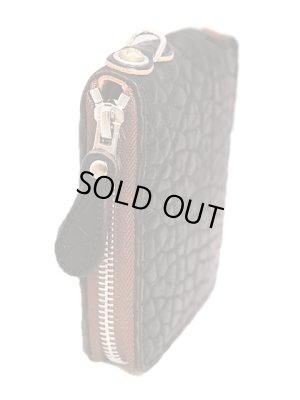 画像2: 【 KC'S（ケーシーズ） 】　ビルフォード　ラウンドジップ　[ AMERICAN BISON（アメリカンバイソン革） ] [ BLACK ] 