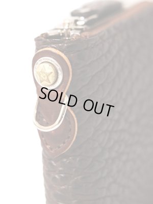 画像3: 【 KC'S（ケーシーズ） 】　ビルフォード　ラウンドジップ　[ AMERICAN BISON（アメリカンバイソン革） ] [ BROWN ] 