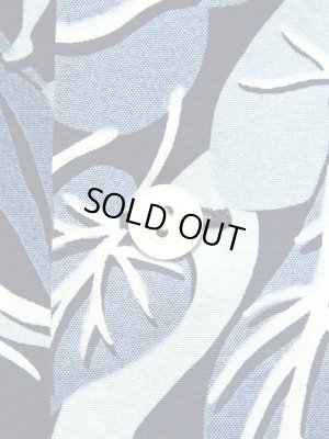 画像7: 【 DUKE KAHANAMOKU（デュークカハナモク） 】 半袖アロハシャツ S/S HAWAIIAN ALOHA SHIRT [ INDIGO SACRED GARDEN ] 