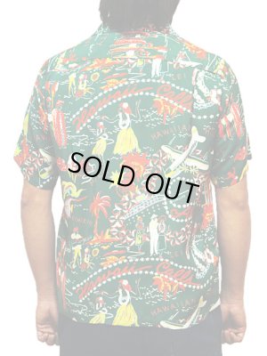 画像2: 【 SUN SURF（サンサーフ） 】 半袖アロハシャツ S/S HAWAIIAN SHIRT [ HAWAII CALLS ]