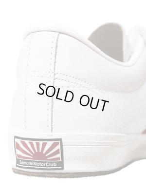 画像5: 【 サムライ自動車倶楽部 】 アイアンクロススニーカー [ 表革仕様 ] [ WHITE ] 入荷！