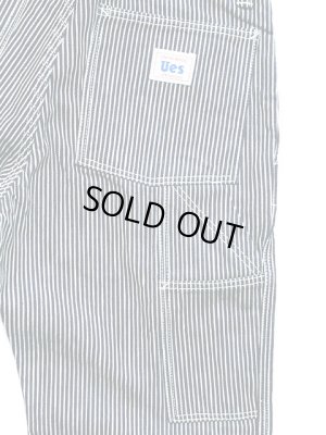 画像4: 【 UES（ウエス） 】 【 14.9oz. 】 オリジナルインディゴヒッコリーペインターワークパンツ