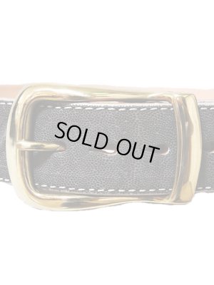 画像2: 【 KC'S（ケーシーズ） 】　ブライドルバックルベルト　[ ELEPHANT（ゾウ革） ]　[ Lua別注モデル ]