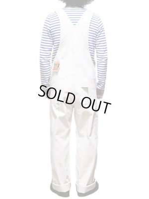 画像2: 【 HEAD LIGHT（ヘッドライト） 】　【 9oz. 】オフツイルオーバーオール　[ 9oz. White Boat Sail Drill Overalls ]