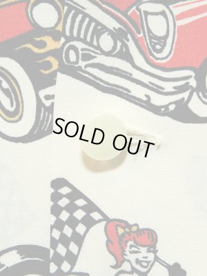 画像7: 【 STAR OF HOLLYWOOD×VINCE RAY（スターオブハリウッド×ヴィンスレイ） 】 半袖レーヨンオープンカラーシャツ S/S HIGH DENSITY RAYON OPEN SHIRTS [ HOT ROD ]