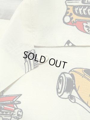 画像5: 【 STAR OF HOLLYWOOD×VINCE RAY（スターオブハリウッド×ヴィンスレイ） 】 半袖レーヨンオープンカラーシャツ S/S HIGH DENSITY RAYON OPEN SHIRTS [ HOT ROD ]