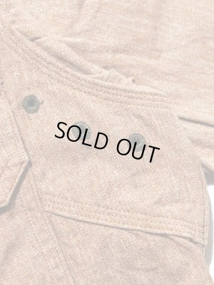 画像5: 【 JELADO（ジェラード） 】 撚り杢ベンチレーションワークシャツ [ Iron Horse ] [スモークピーナッツ]