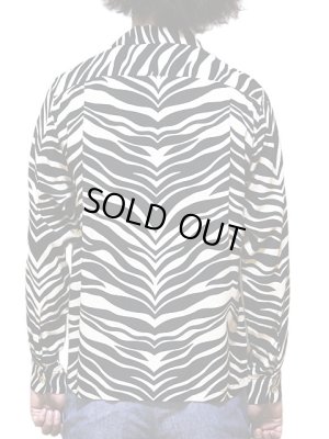 画像2: 【 STAR OF HOLLYWOOD（スターオブハリウッド） 】　L/S OPEN SHIRTS　[ ZEBRA ]