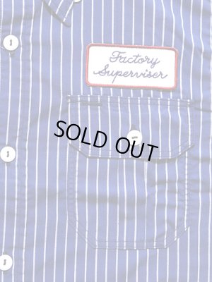 画像5: 【 Pherrow's（フェローズ） 】 半袖ストライプワークシャツ [ M&W GEAR COMPANY ]　[SHORT SLEEVE WORK SHIRT]