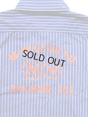 画像6: 【 Pherrow's（フェローズ） 】 半袖ストライプワークシャツ [ M&W GEAR COMPANY ]　[SHORT SLEEVE WORK SHIRT]