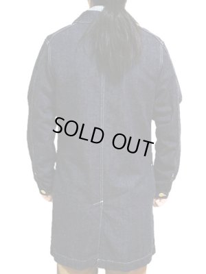 画像2: 【 Pherrow's（フェローズ） 】 インディゴデニムロング丈カバーオール/ワークコート