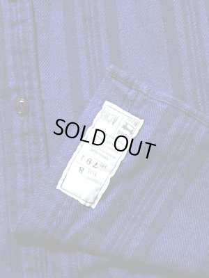 画像8: 【 Pherrow's（フェローズ） 】　インディゴストライプバンドカラーシャツ　[  Band Coller Shirts ]