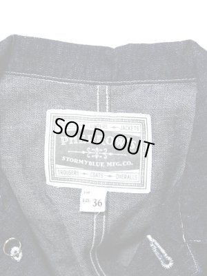 画像11: 【 Pherrow's（フェローズ） 】 インディゴデニムロング丈カバーオール/ワークコート