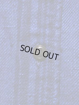 画像10: 【 Pherrow's（フェローズ） 】　インディゴストライプバンドカラーシャツ　[  Band Coller Shirts ]