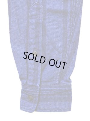 画像9: 【 Pherrow's（フェローズ） 】　インディゴストライプバンドカラーシャツ　[  Band Coller Shirts ]