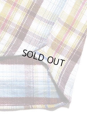 画像5:  【 UES（ウエス） 】 先染めヘビーチェックネルシャツ [ SAX ]