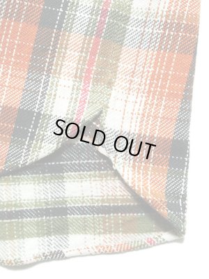 画像5: 【 UES（ウエス） 】 先染めヘビーチェックネルシャツ [ ORANGE ]