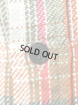 画像7: 【 UES（ウエス） 】 先染めヘビーチェックネルシャツ [ ORANGE ]