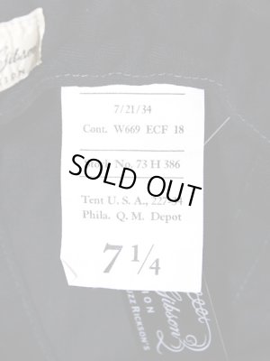 画像6: 【 BUZZ RICKSON'S（バズリクソンズ） 】 ブラックヘリンボーンアーミーハット [ BLACK HERRINGBONE ARMY HAT]  [WILLIAM GIBSON] ] 