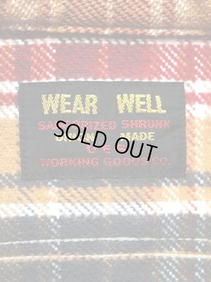 画像8: 【 UES（ウエス） 】 先染めヘビーチェックネルシャツ [ RED ]