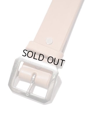 画像2: 【 INCEPTION（インセプション） 】　サドルレザーギャリソンベルト　[ 38mm巾 栃木レザー ] [ TAN ]